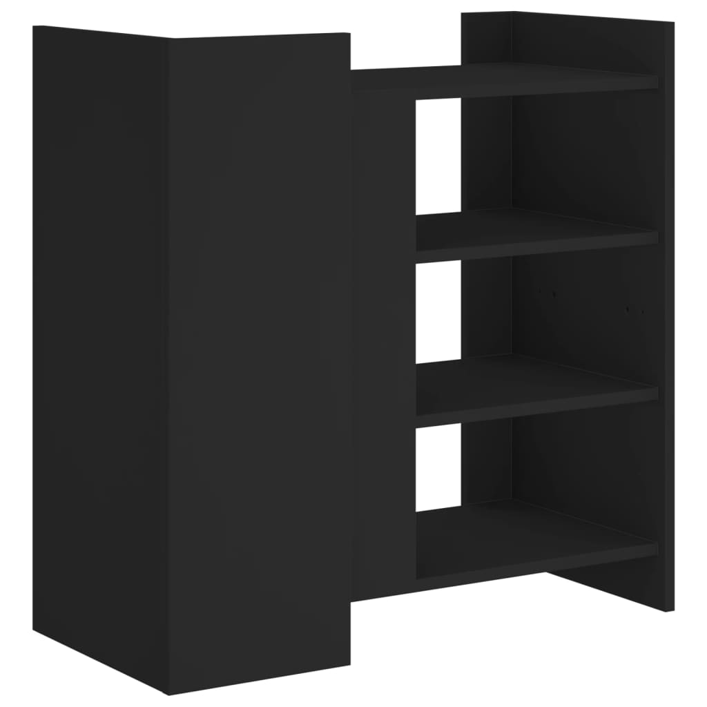 Sideboard Black 73.5x35x75 cm Engineered Wood