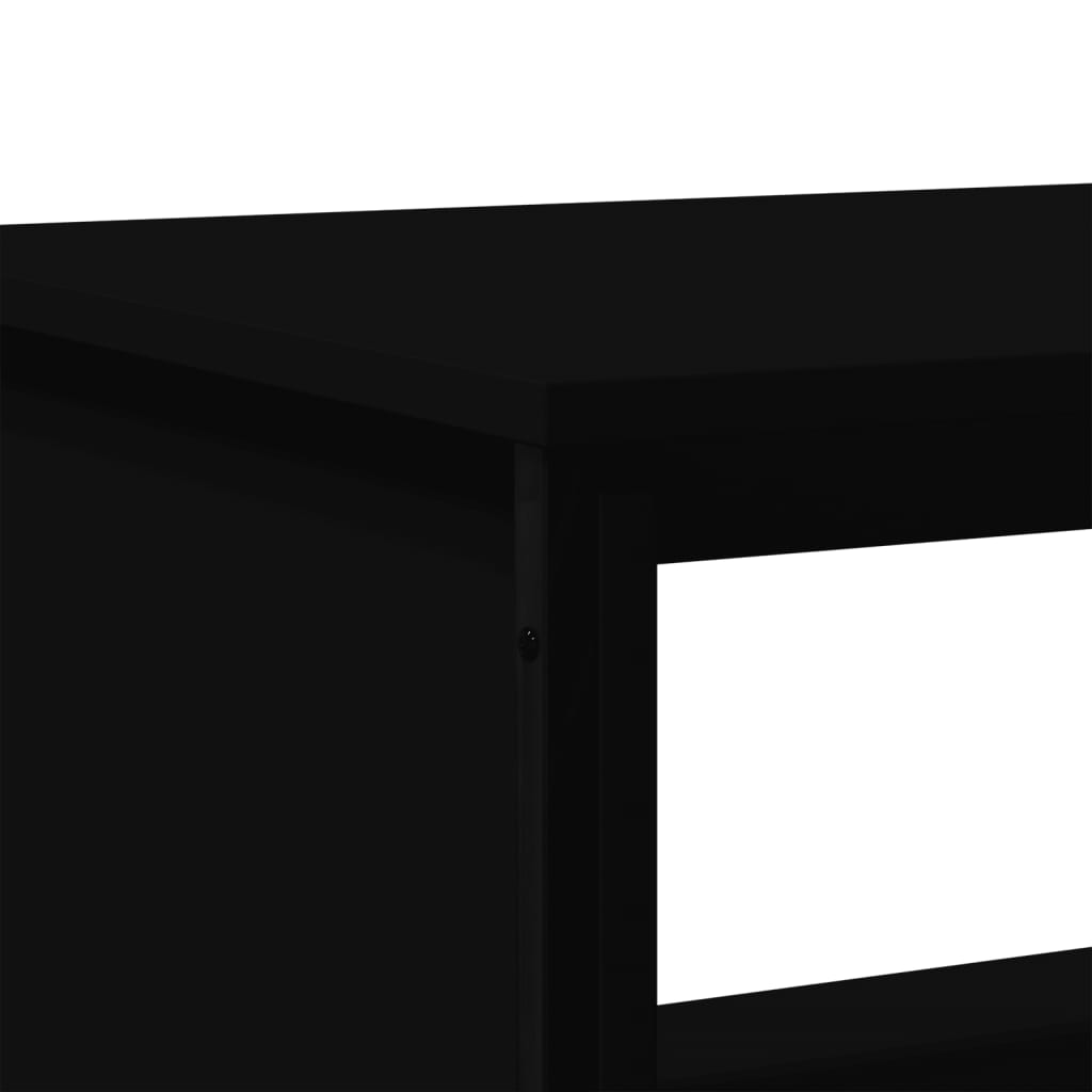 Coffee Table Black 100x51x40 cm Engineered Wood