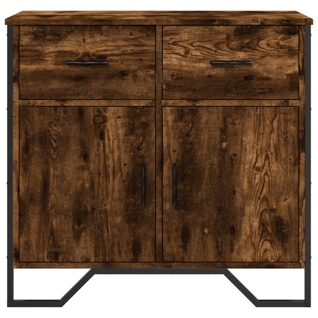 Sideboard Smoked Oak 79.5x35.5x74.5 cm Engineered Wood