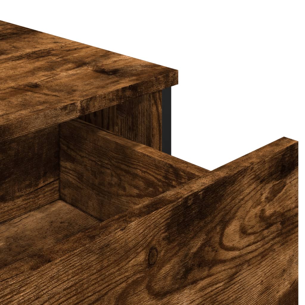 Sideboard Smoked Oak 79.5x35.5x74.5 cm Engineered Wood