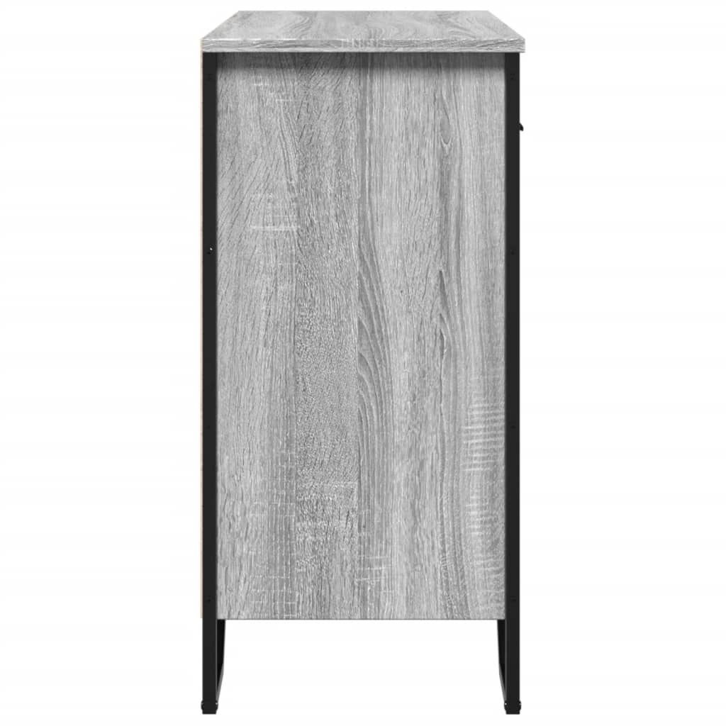 Sideboard Grey Sonoma 79.5x35.5x74.5 cm Engineered Wood