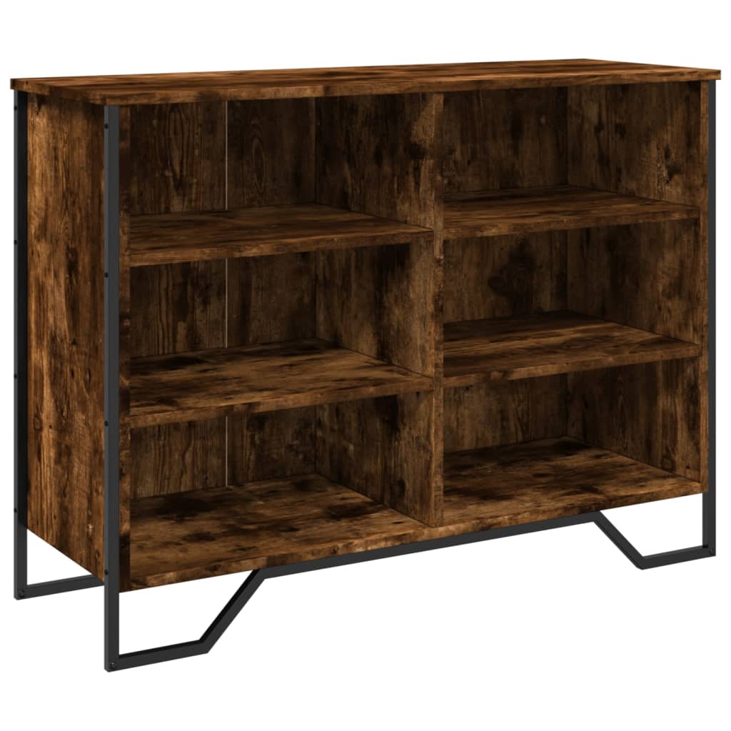 Sideboard Smoked Oak 101x35.5x74.5 cm Engineered Wood