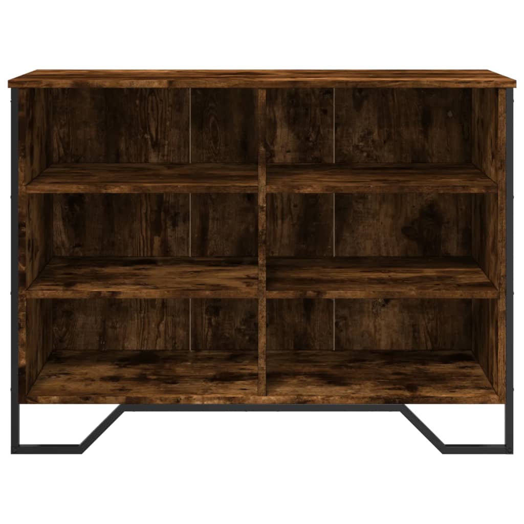 Sideboard Smoked Oak 101x35.5x74.5 cm Engineered Wood