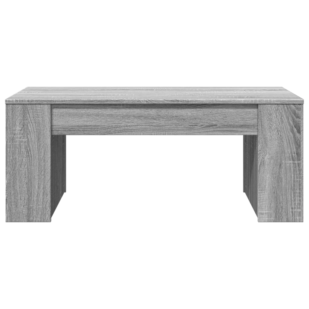 Modern Wooden Living Room Coffee Table With Open Storage Shelves Wood Tables