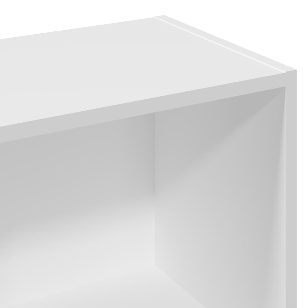 Modern Wooden Open Bookcase Storage Book Cabinet Unit Wood Display Unit
