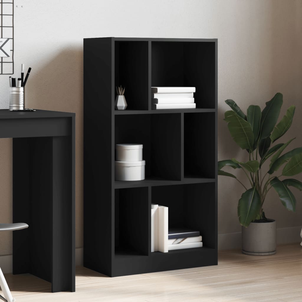 Modern Wooden Open Bookcase Storage Book Cabinet Unit Wood Display Unit