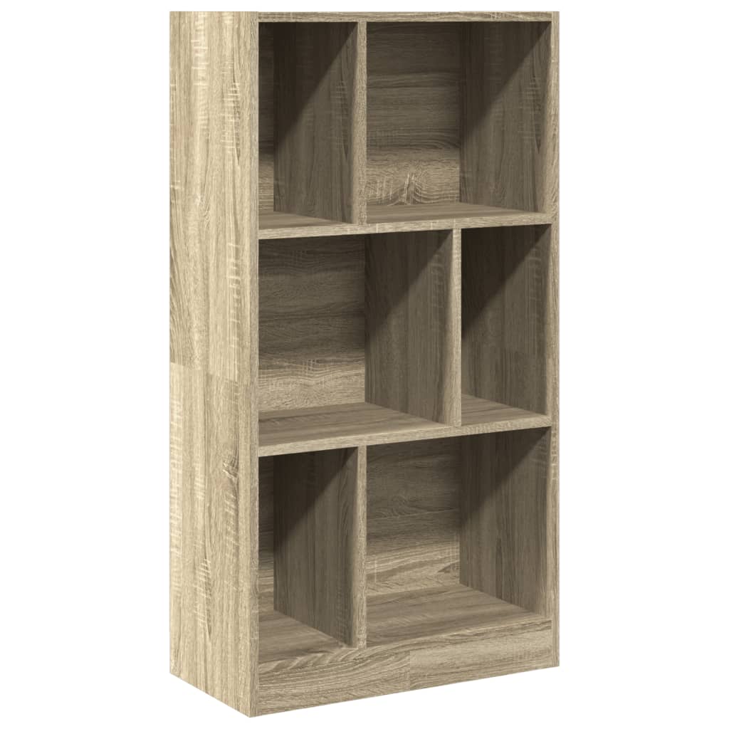 Modern Wooden Open Bookcase Storage Book Cabinet Unit Wood Display Unit