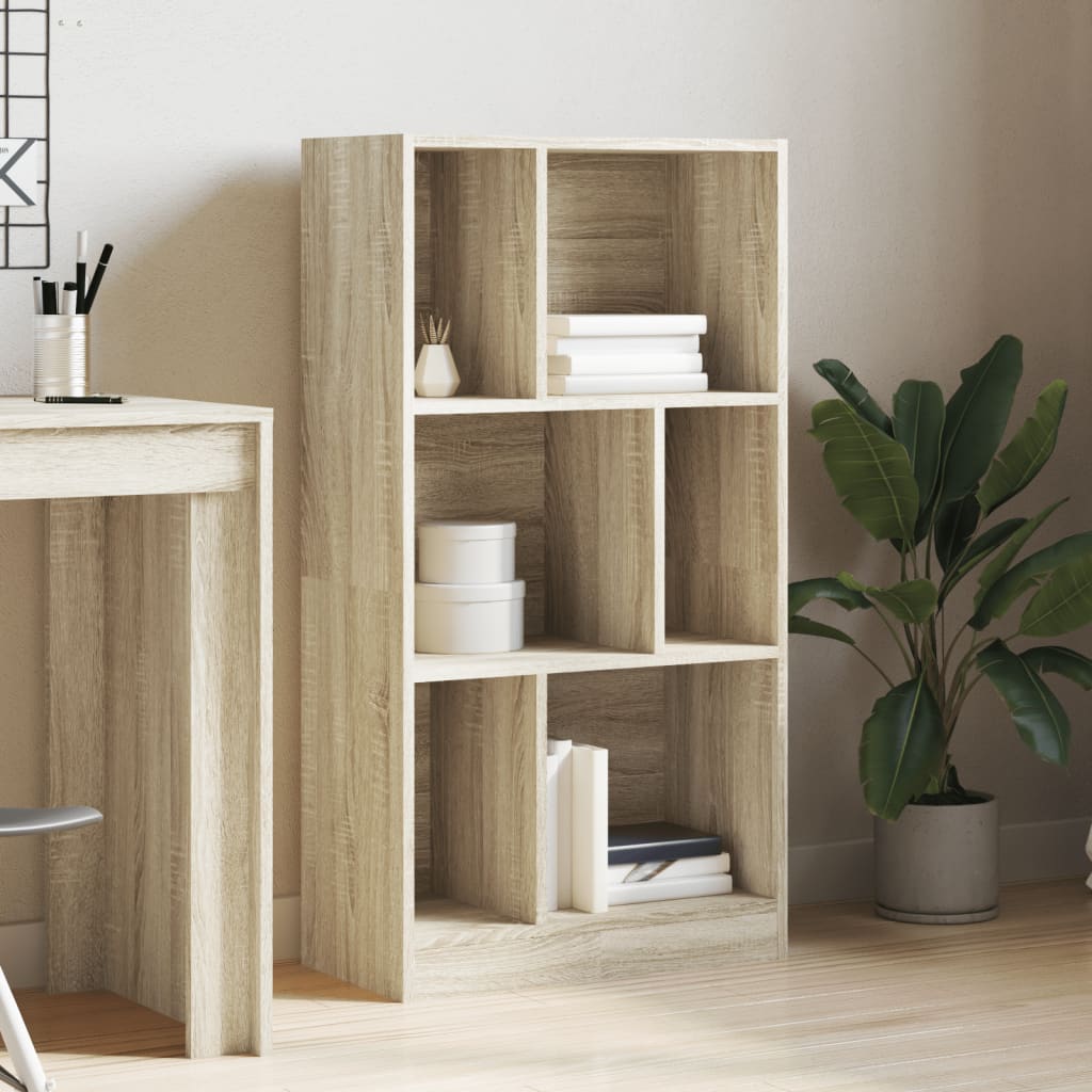 Modern Wooden Open Bookcase Storage Book Cabinet Unit Wood Display Unit