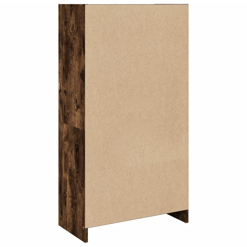 Modern Wooden Open Bookcase Storage Book Cabinet Unit Wood Display Unit