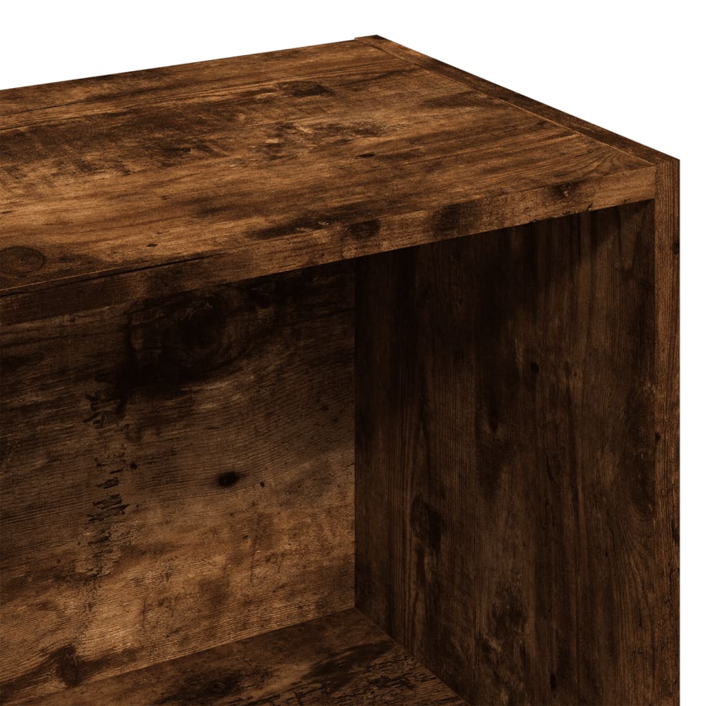 Modern Wooden Open Bookcase Storage Book Cabinet Unit Wood Display Unit