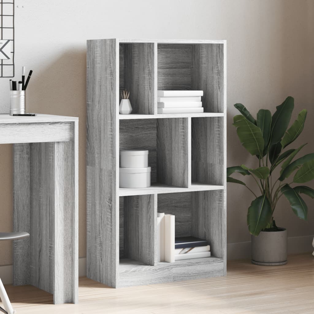 Modern Wooden Open Bookcase Storage Book Cabinet Unit Wood Display Unit