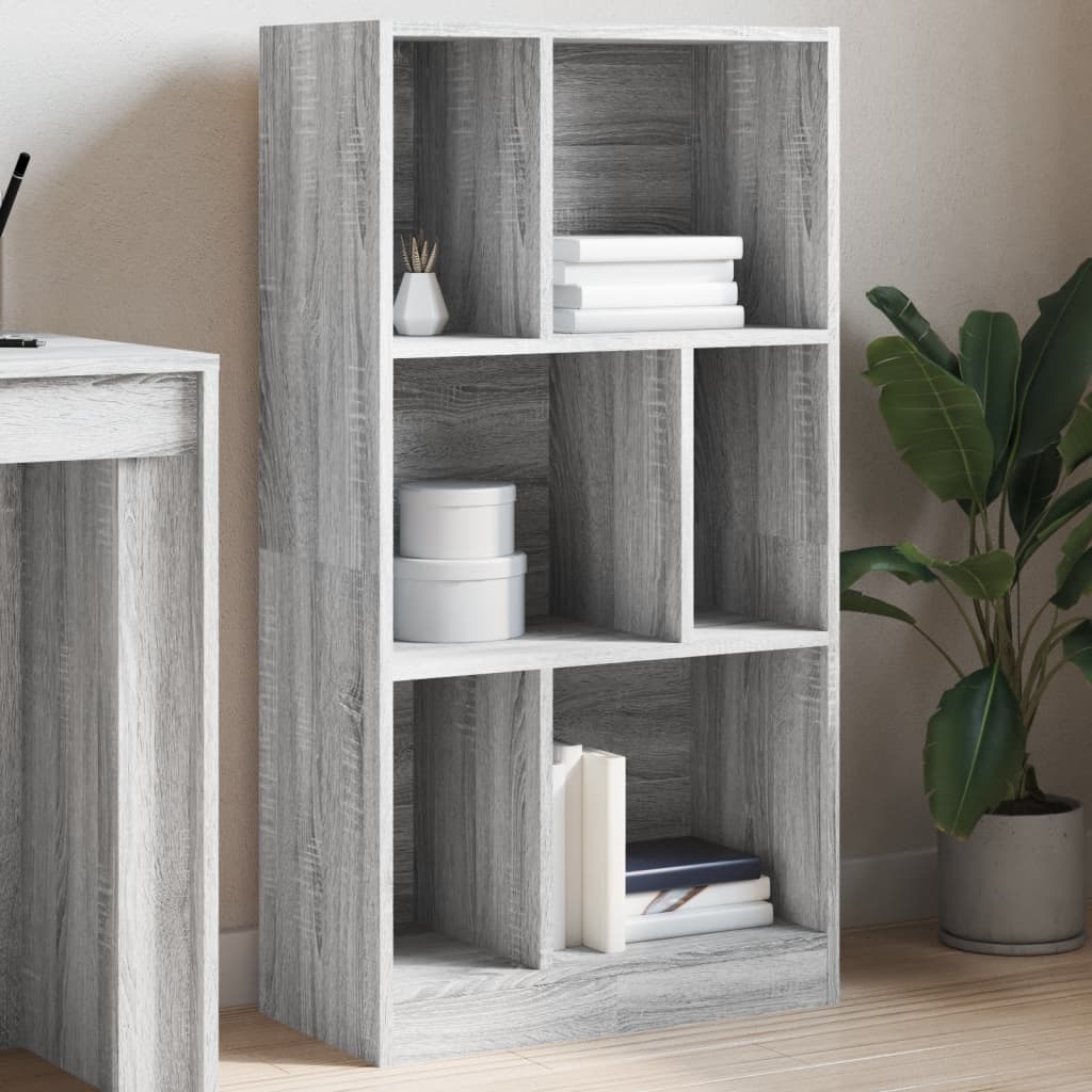 Modern Wooden Open Bookcase Storage Book Cabinet Unit Wood Display Unit
