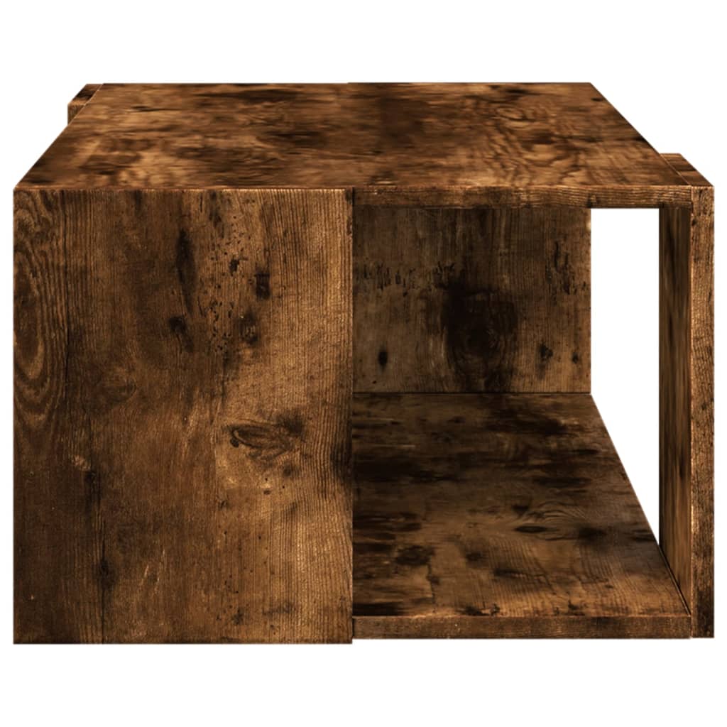 Coffee Table Smoked Oak 89.5x48x30 cm Engineered Wood
