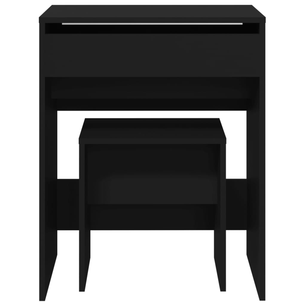 Modern Wooden Dressing Table Makeup Vanity Table With Lift Up Mirror Storage