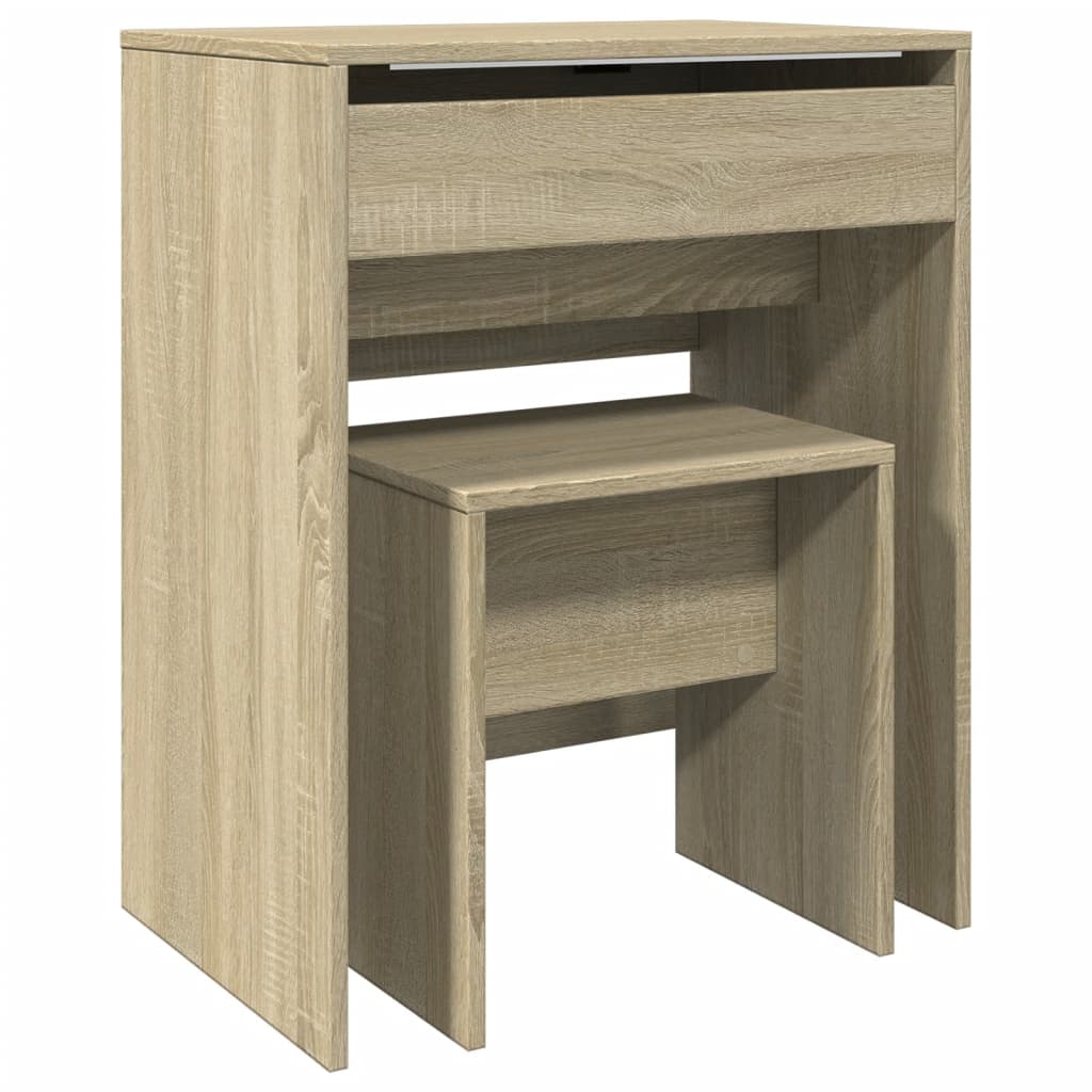 Modern Wooden Dressing Table Makeup Vanity Table With Lift Up Mirror Storage