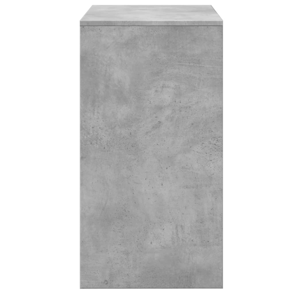Dressing Table and Stool Concrete Grey 60x40x113.5 cm