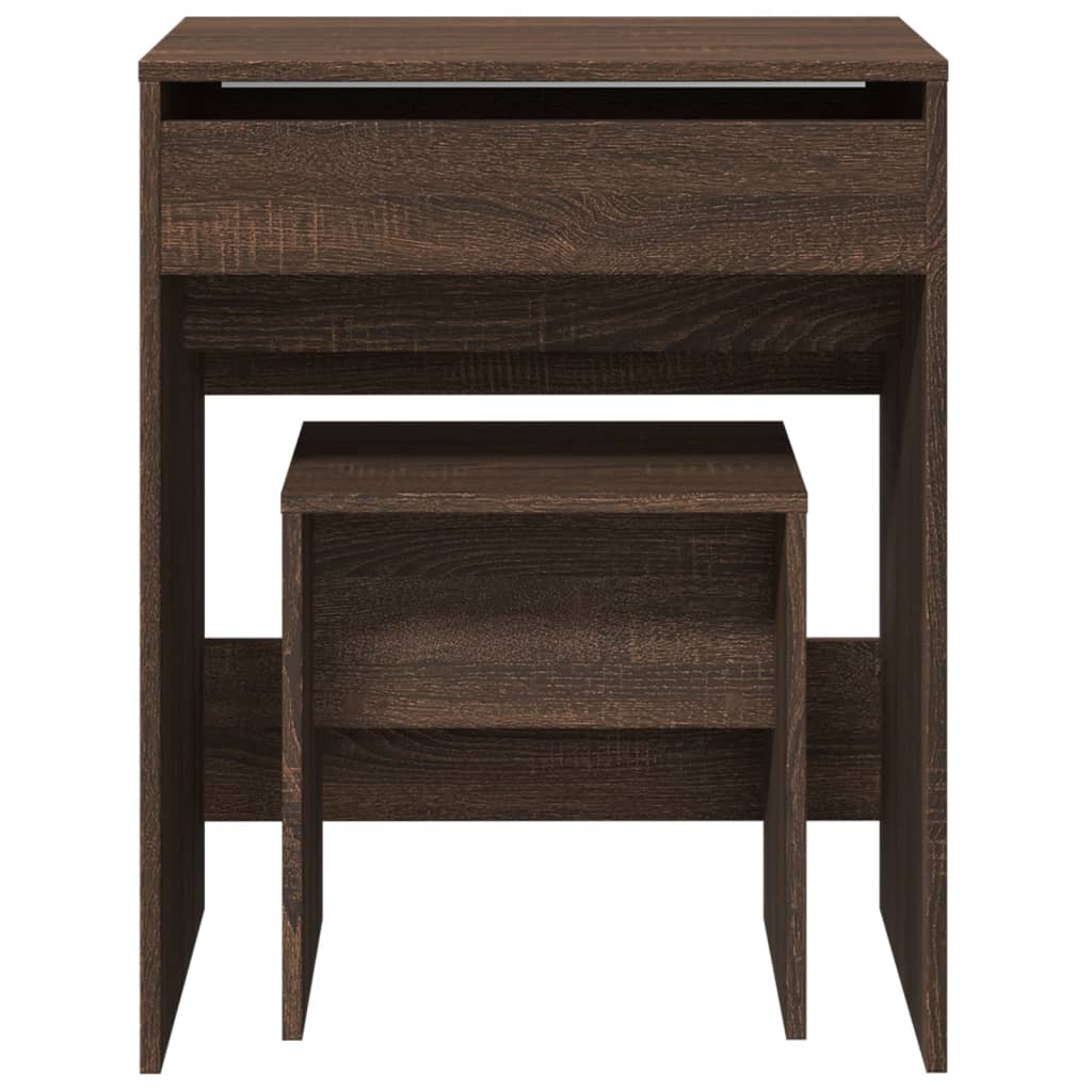 Modern Wooden Dressing Table Makeup Vanity Table With Lift Up Mirror Storage