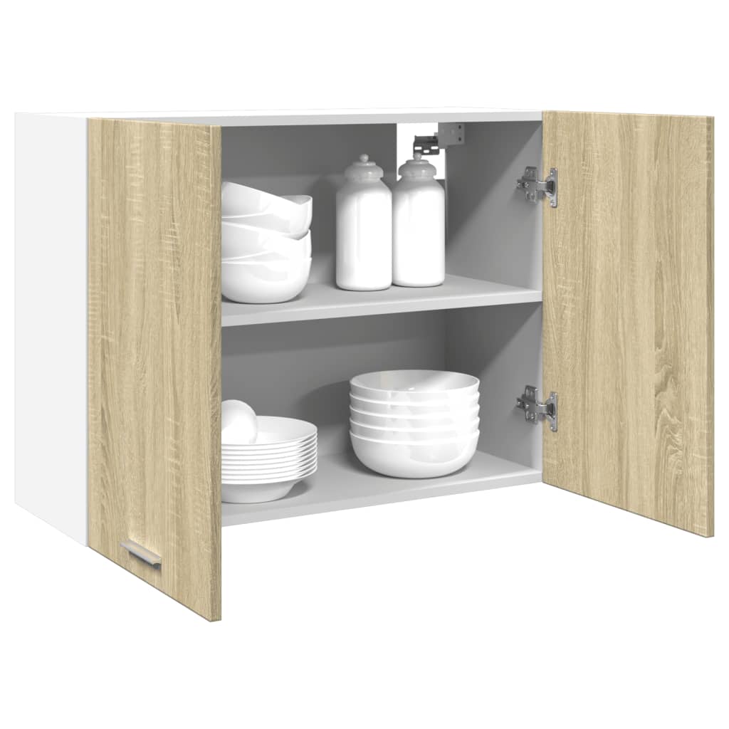 Modern Wooden Wall Mounted 2 Door Kitchen Storage Cabinet Unit