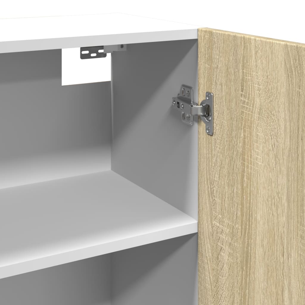 Modern Wooden Wall Mounted 2 Door Kitchen Storage Cabinet Unit