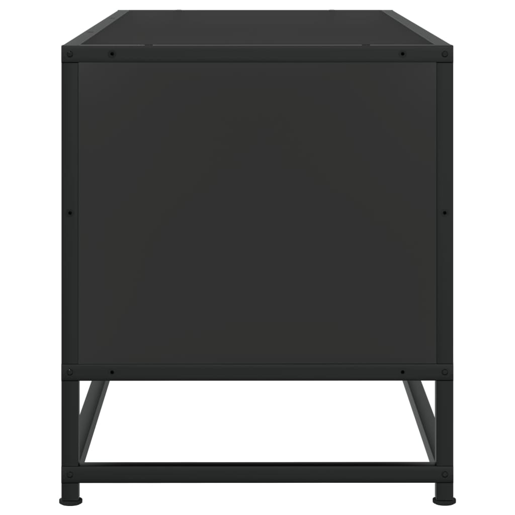Industrial Wooden 31 Inch TV Tele Stand Unit Cabinet With Storage Drawers Shelf