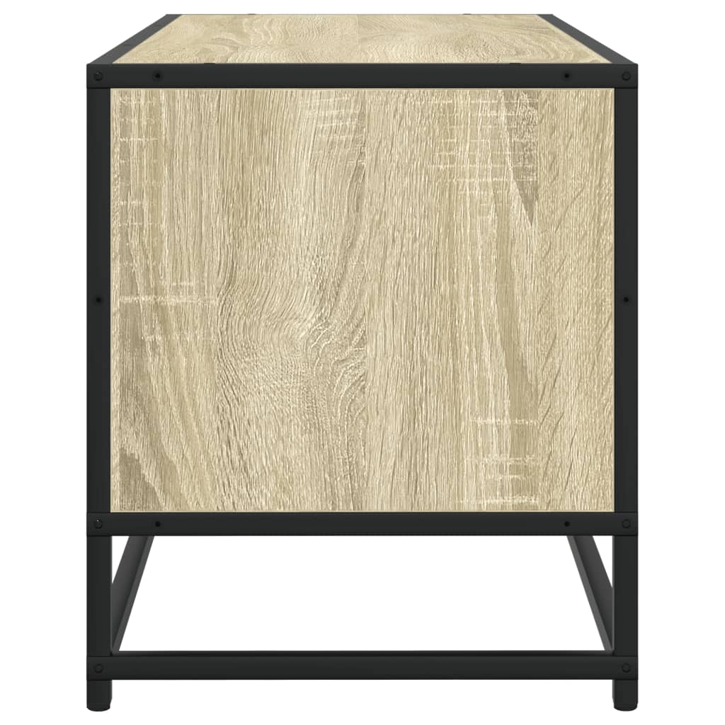 Industrial Wooden 31 Inch TV Tele Stand Unit Cabinet With Storage Drawers Shelf