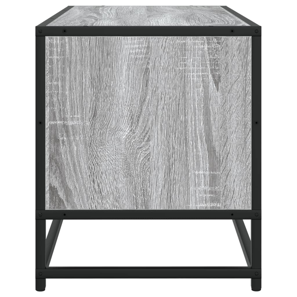 Industrial Wooden 31 Inch TV Tele Stand Unit Cabinet With Storage Drawers Shelf