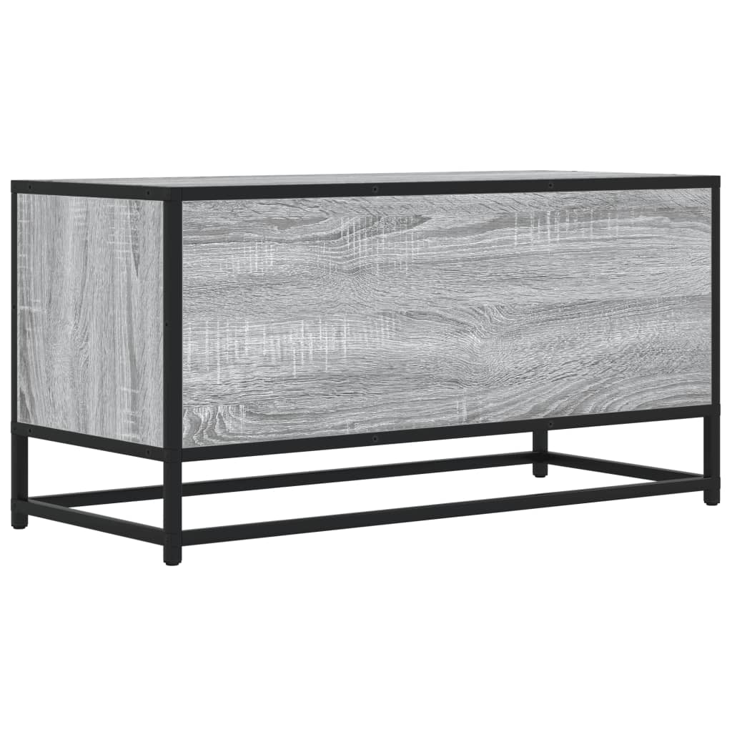 Industrial Wooden 31 Inch TV Tele Stand Unit Cabinet With Storage Drawers Shelf
