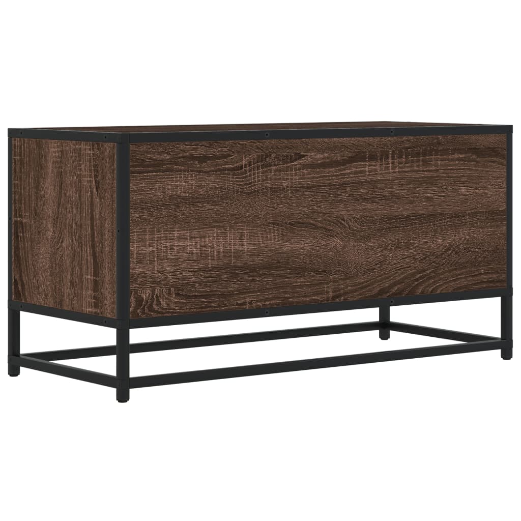 Industrial Wooden 31 Inch TV Tele Stand Unit Cabinet With Storage Drawers Shelf