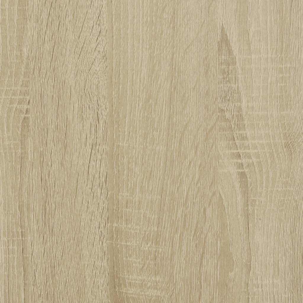 TV Cabinet Sonoma Oak 100x34.5x40 cm Engineered Wood and Metal