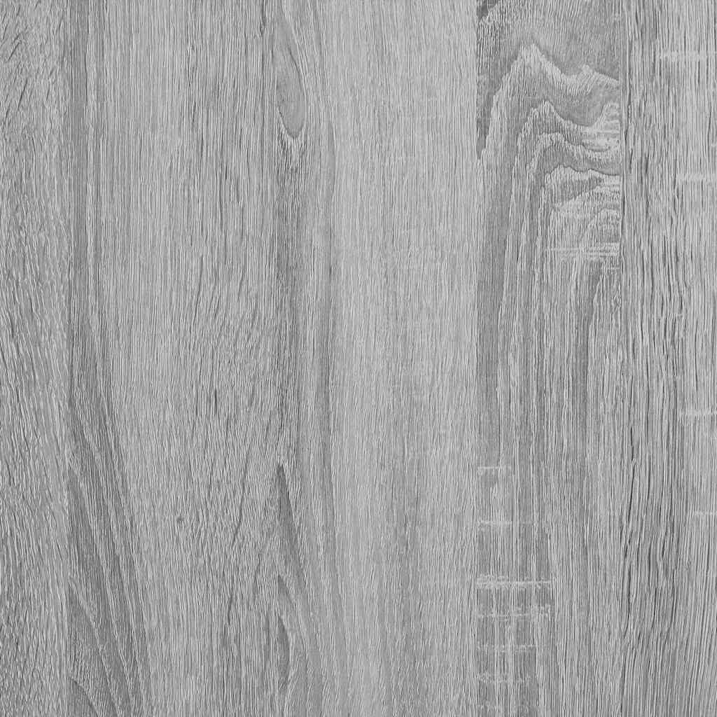 TV Cabinet Grey Sonoma 80x34.5x40 cm Engineered Wood and Metal