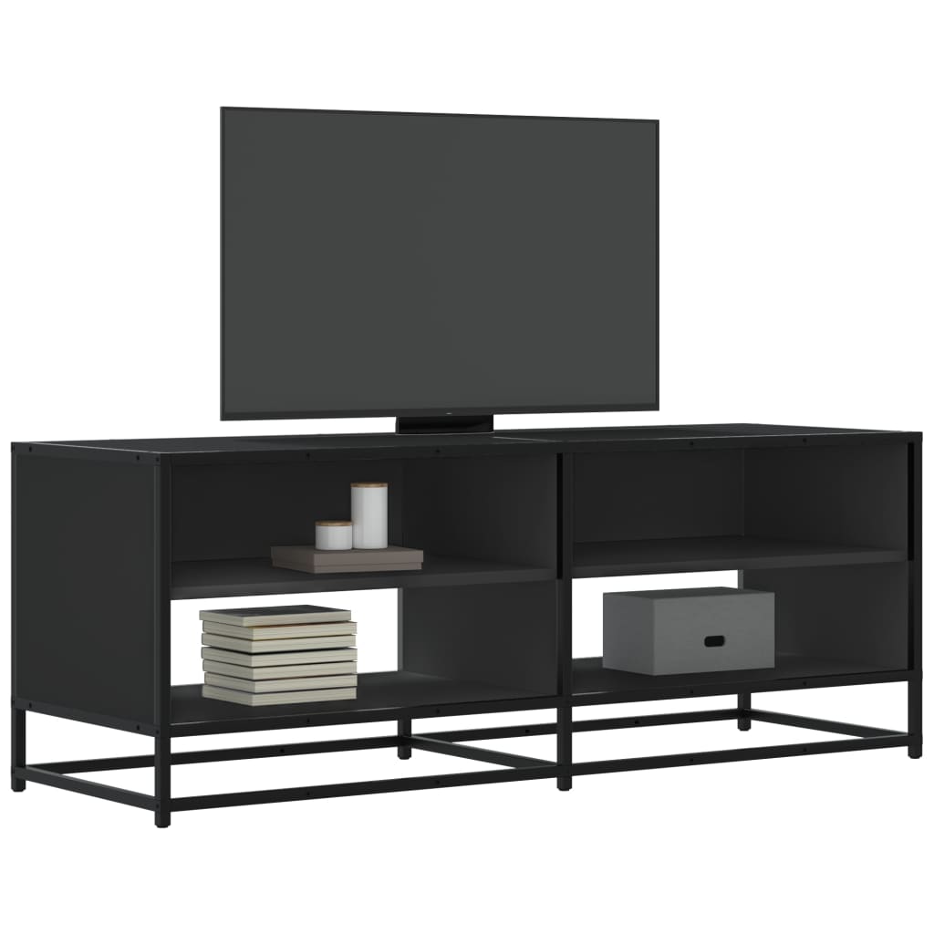 Industrial Wooden TV Tele Stand Cabinet Home Entertainment Media Unit Wood