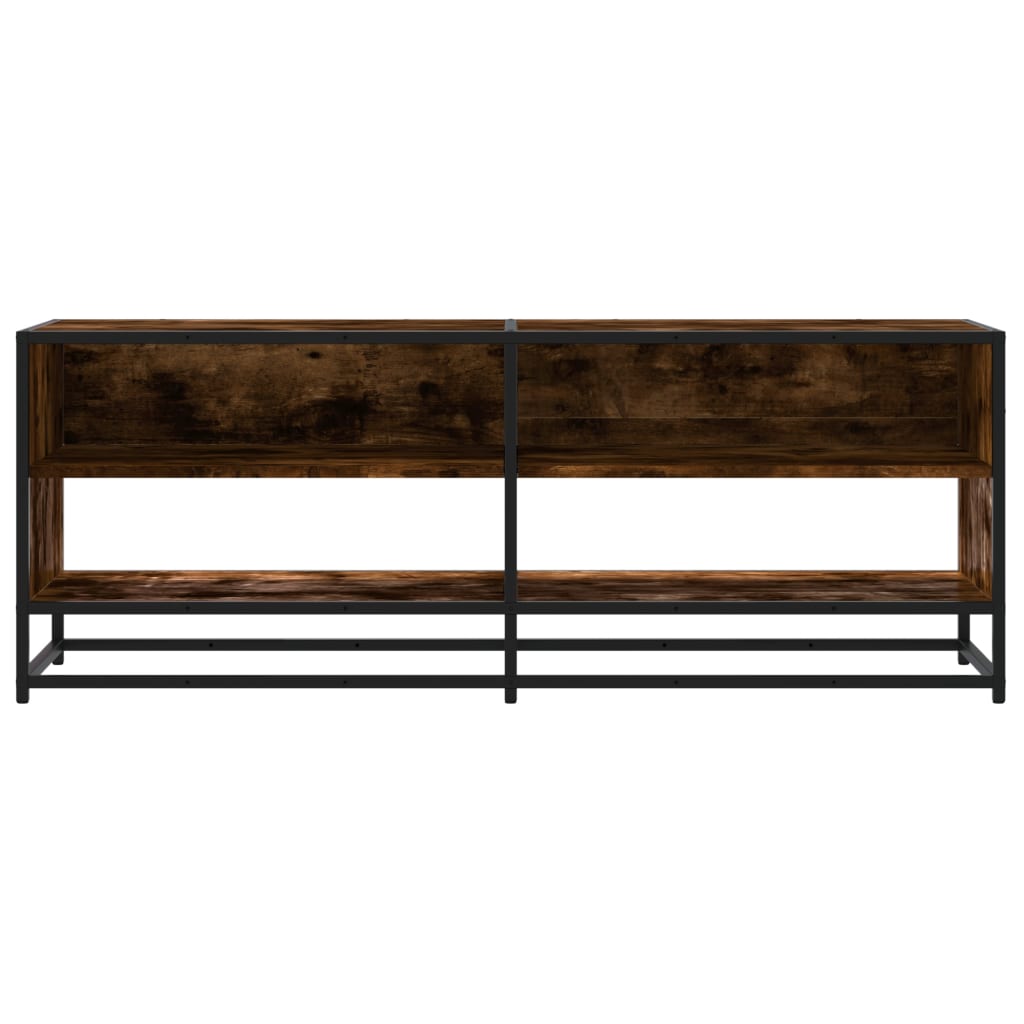 Industrial Wooden TV Tele Stand Cabinet Home Entertainment Media Unit Wood