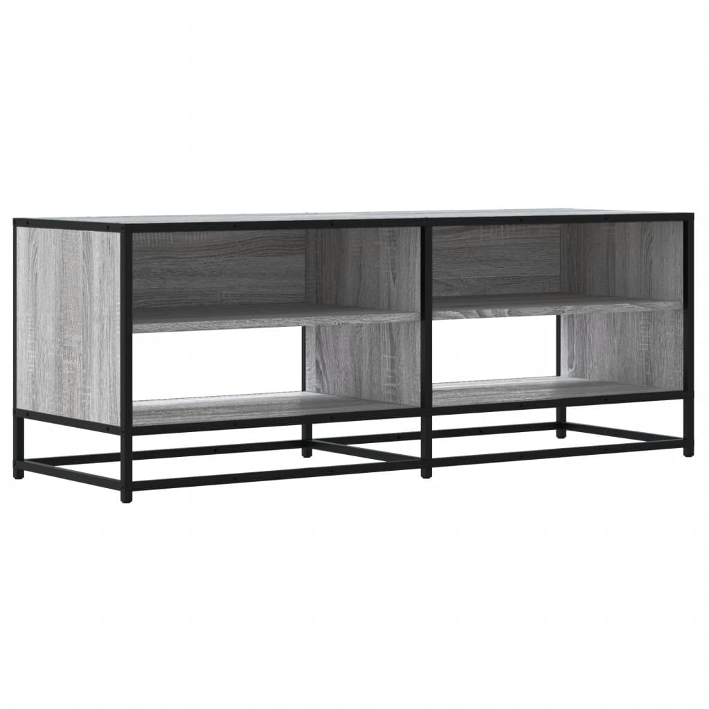 Industrial Wooden TV Tele Stand Cabinet Home Entertainment Media Unit Wood