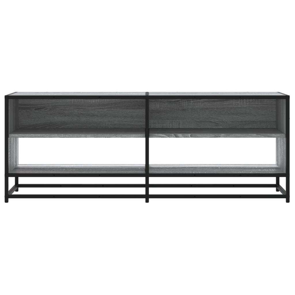 Industrial Wooden TV Tele Stand Cabinet Home Entertainment Media Unit Wood