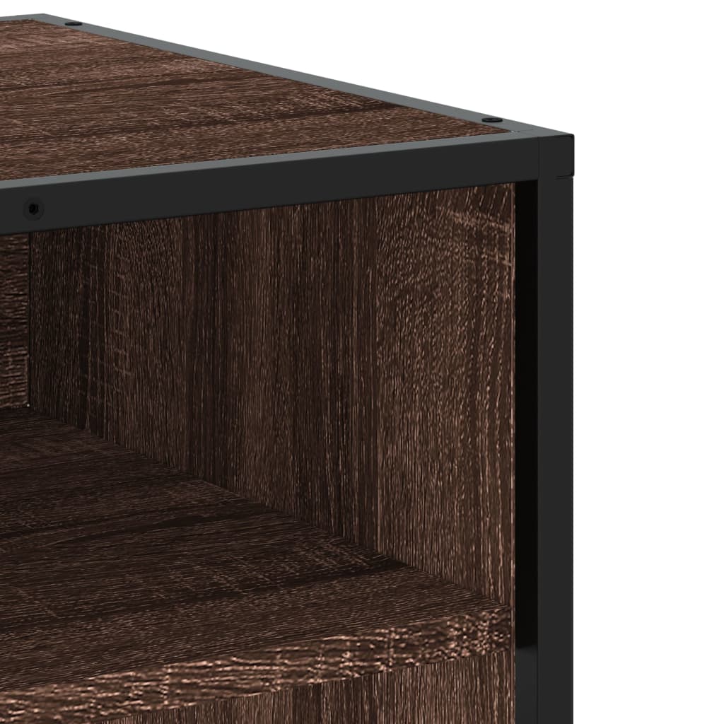Industrial Wooden TV Tele Stand Cabinet Home Entertainment Media Unit Wood