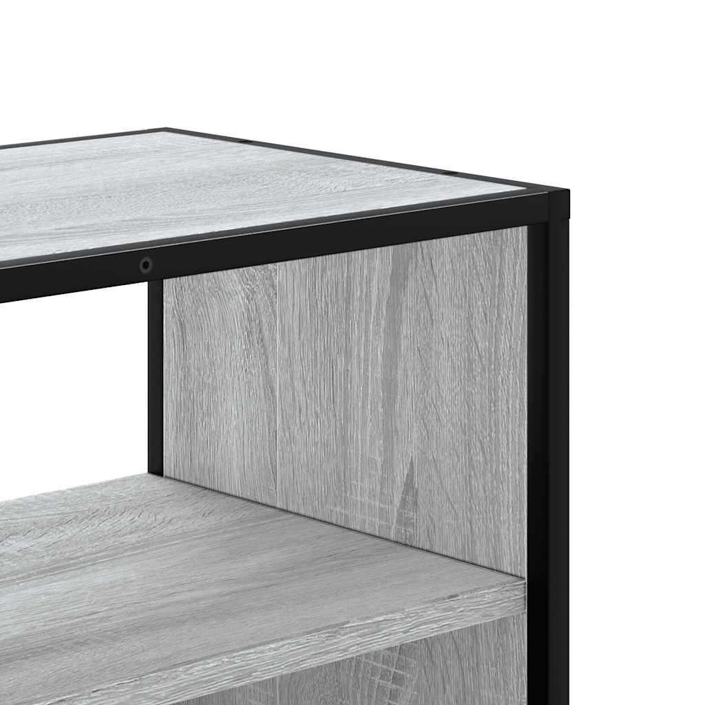 TV Cabinet Grey Sonoma 60x31x39.5 cm Engineered Wood and Metal