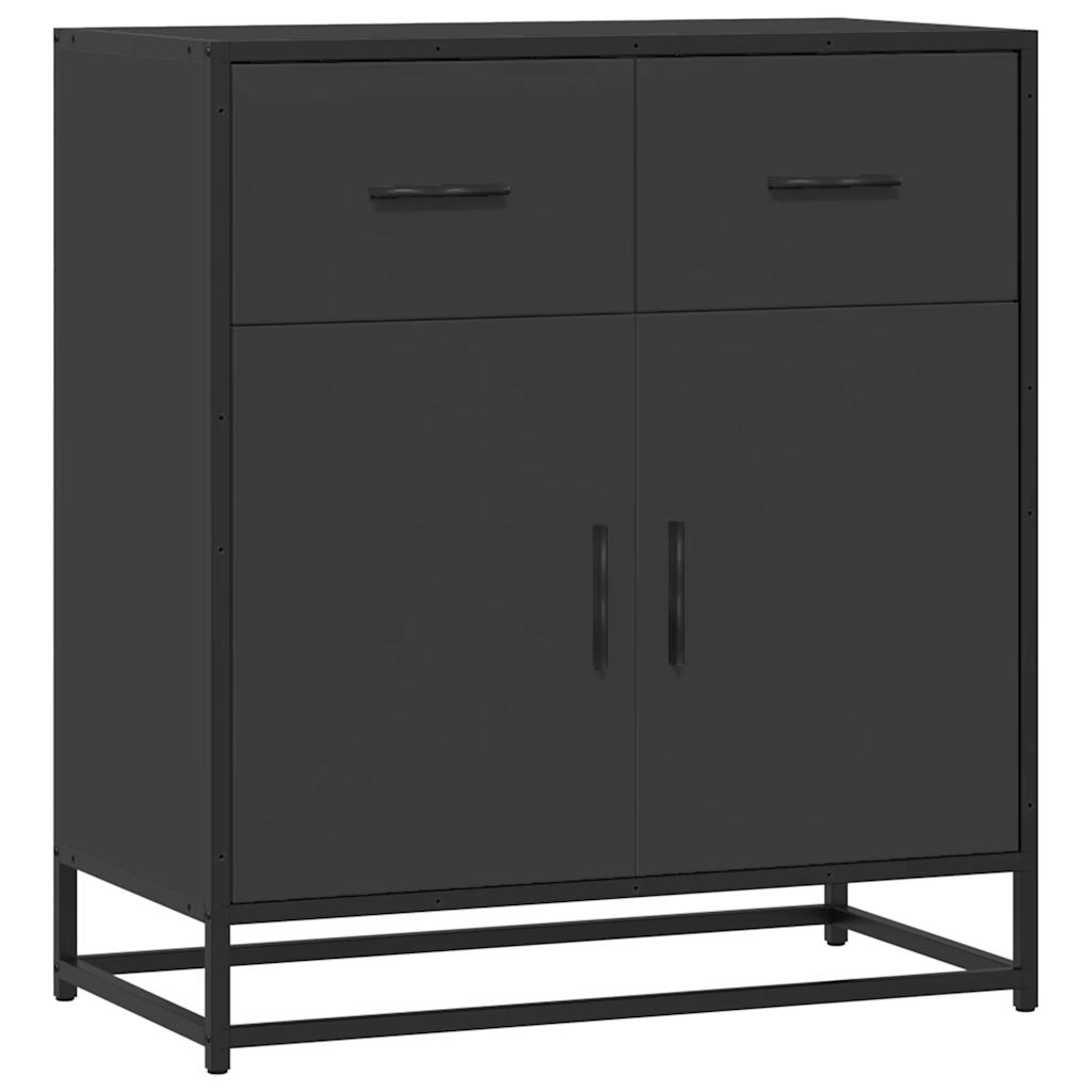 Modern Wooden Sideboard Storage Cabinet Unit With 2 Doors & 2 Drawers Wood