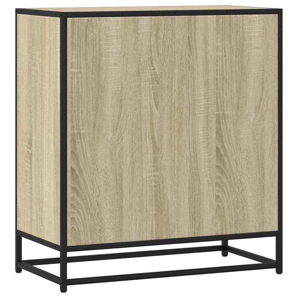 Modern Wooden Sideboard Storage Cabinet Unit With 2 Doors & 2 Drawers Wood