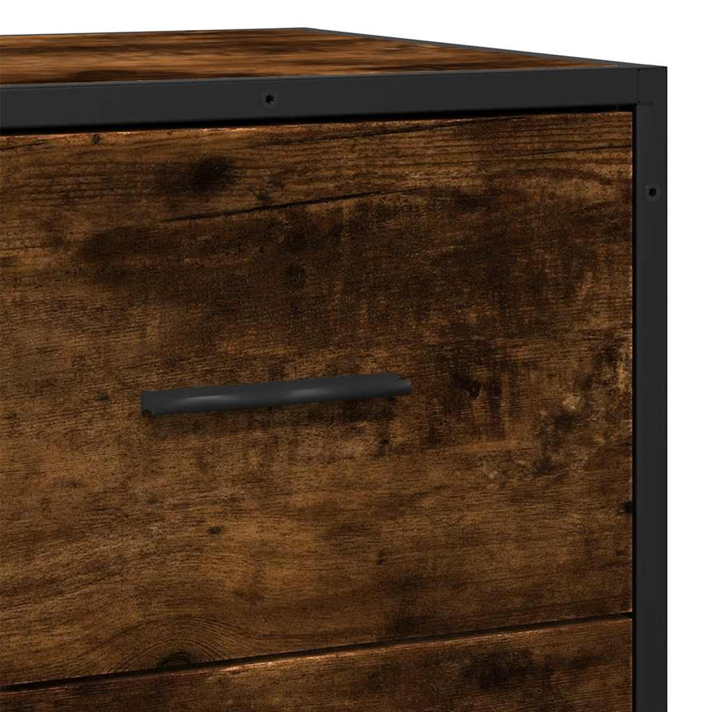 Modern Wooden Sideboard Storage Cabinet Unit With 2 Doors & 2 Drawers Wood