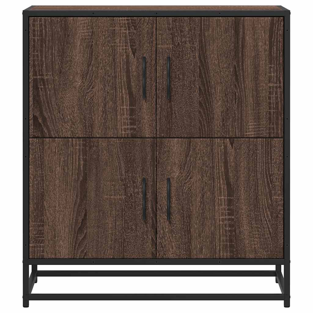 Sideboard Brown Oak 68x35x76 cm Engineered Wood