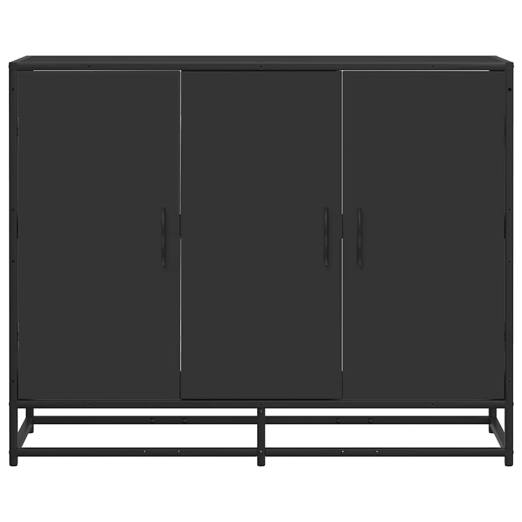 Sideboard Black 94x35x76 cm Engineered Wood