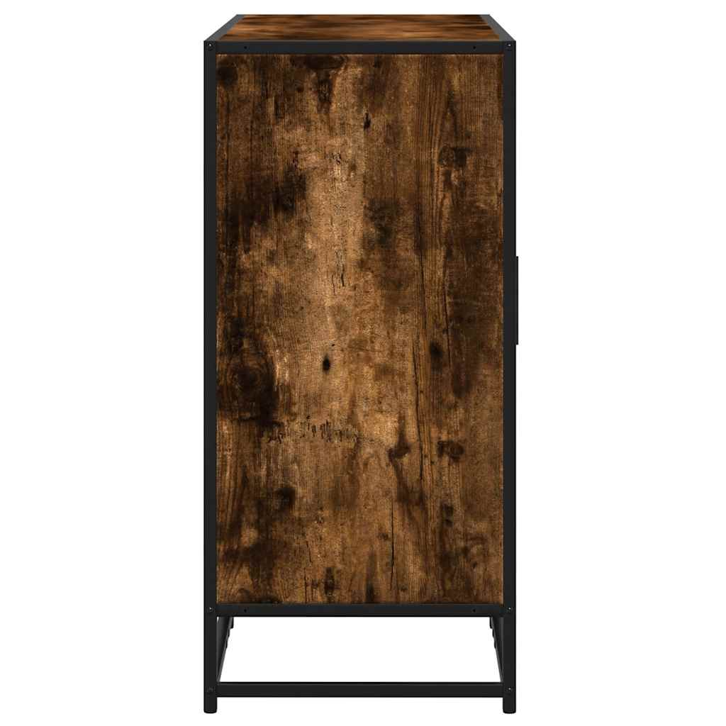 Modern Wooden Sideboard Storage Cabinet Unit With 2 Doors & Open Shelves Wood