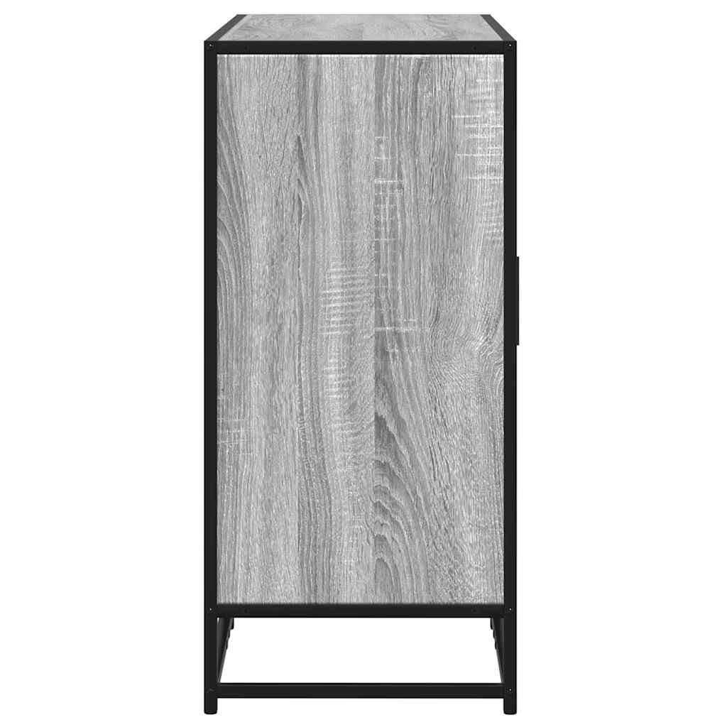 Modern Wooden Sideboard Storage Cabinet Unit With 2 Doors & Open Shelves Wood