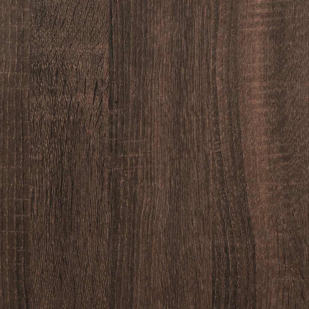 Drawer Cabinet Brown Oak 70x41x56 cm Engineered Wood