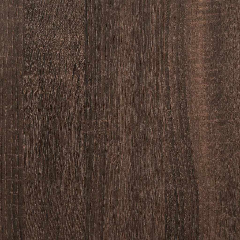 Book Cabinet Brown Oak 80.5x35x107.5 cm Engineered Wood