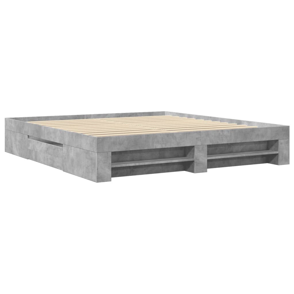 Modern Wooden Super King Size 180cm Bed Frame Base With Drawers & Storage Compartments