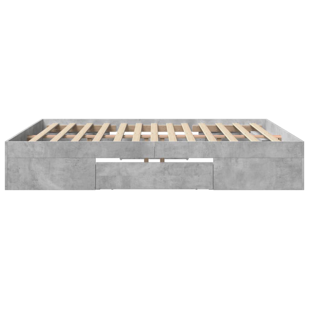 Modern Wooden Super King Size 180cm Bed Frame Base With Drawers & Storage Compartments