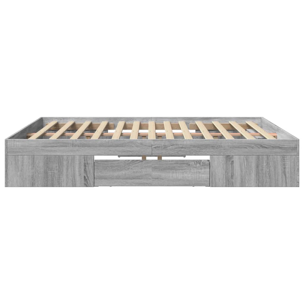 Modern Wooden Super King Size 180cm Bed Frame Base With Drawers & Storage Compartments