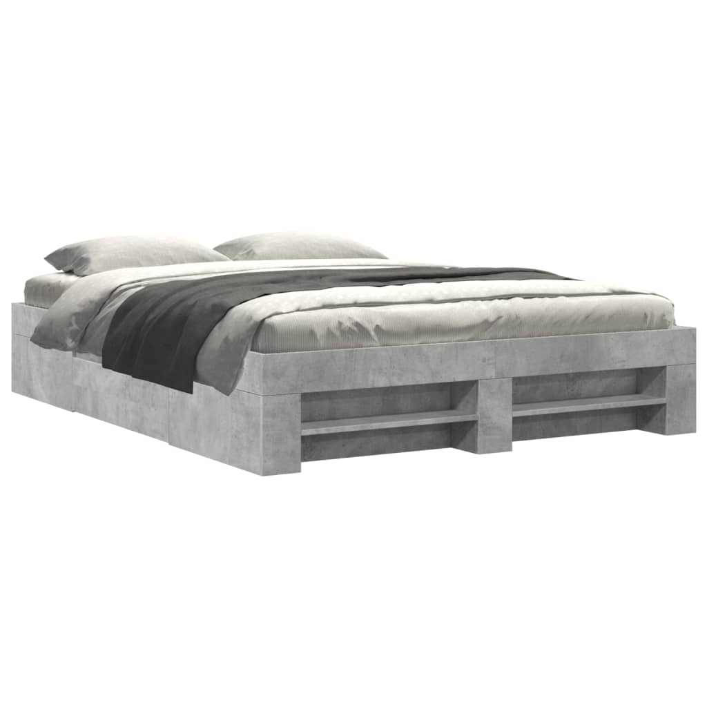 Modern Wooden King Size 150cm Bed Fame Base With Drawers & Storage Compartments
