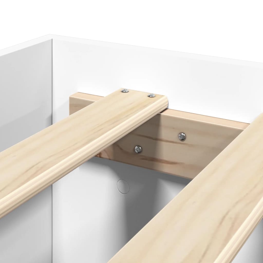 Modern Wooden Double Size 135cm Bed Frame Base With Drawers & Storage Compartments